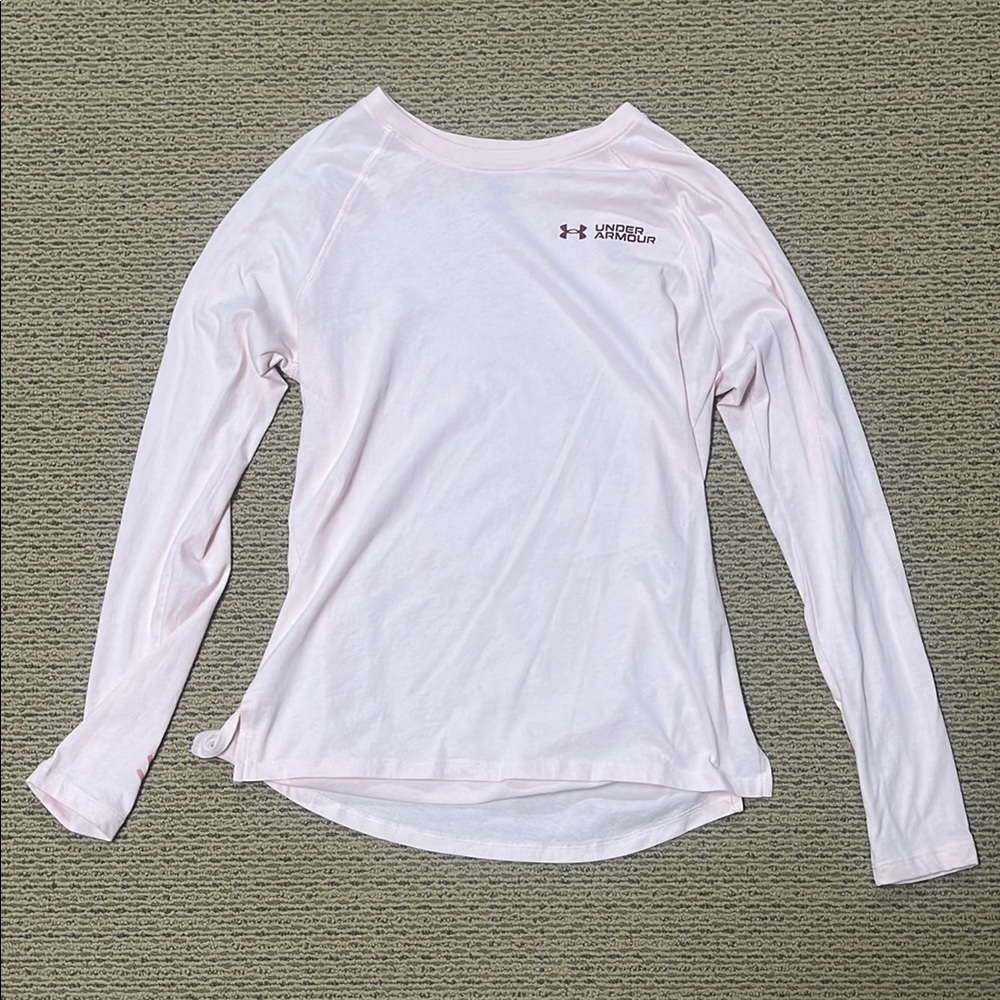 Under Armour Pink Long Sleeve Shirt